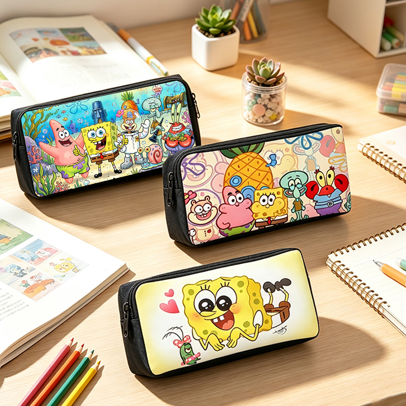 Anime Merchandise For Sale - Piórnik SpongeBob, uroczy anime, kreskówkowa postać,