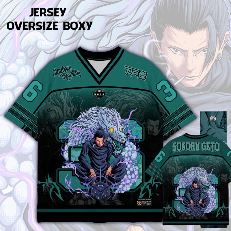 Anime Merchandise Shirt - Koszulka z nadrukiem Anime Jujutsu Kaisen