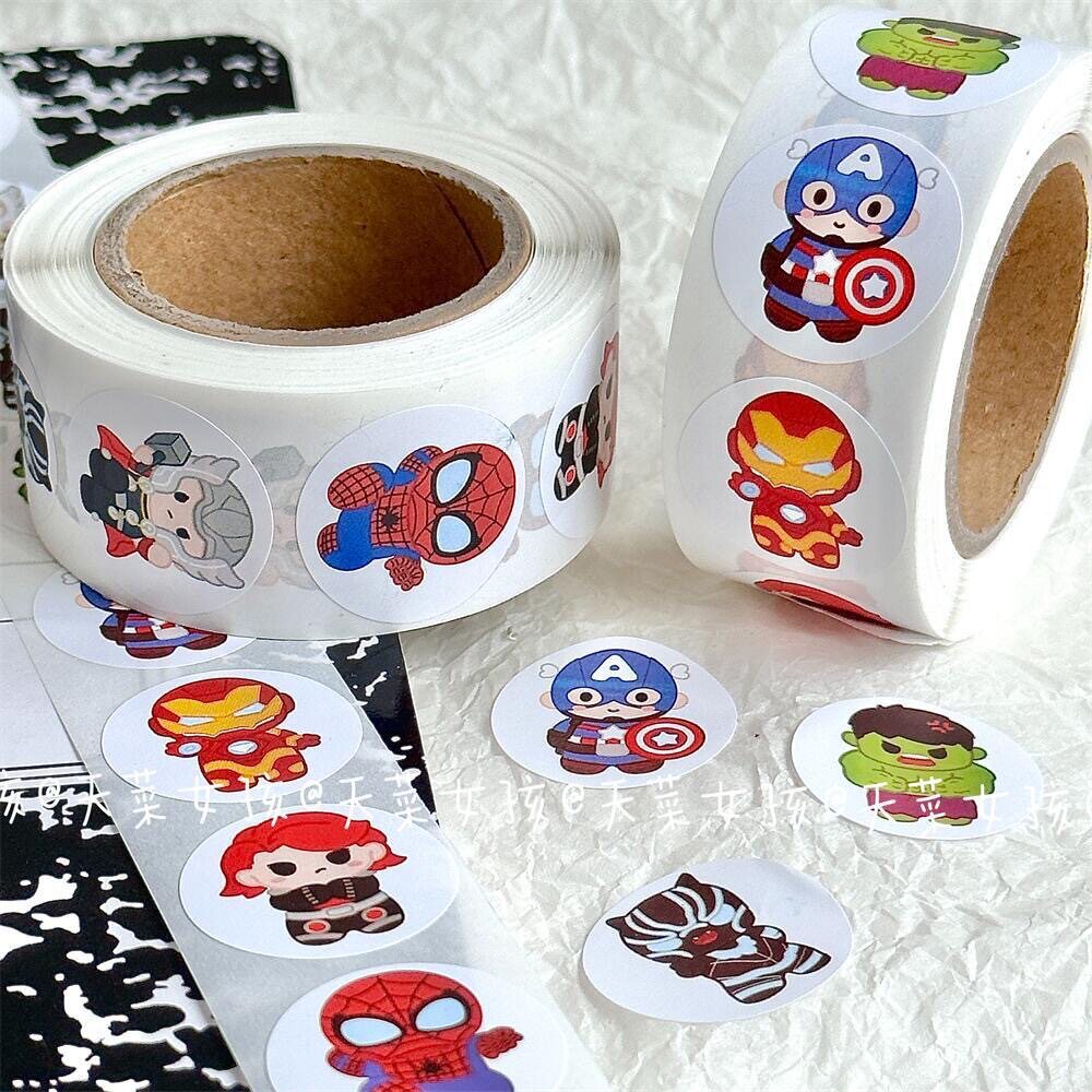 Anime Merchandise Gift - 500 szt./rolka Naklejki Anime Figurki Akcji