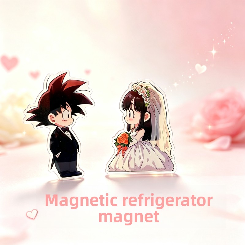 Anime Merchandise Dress - Akrylowy magnes na lodówkę z motywem
