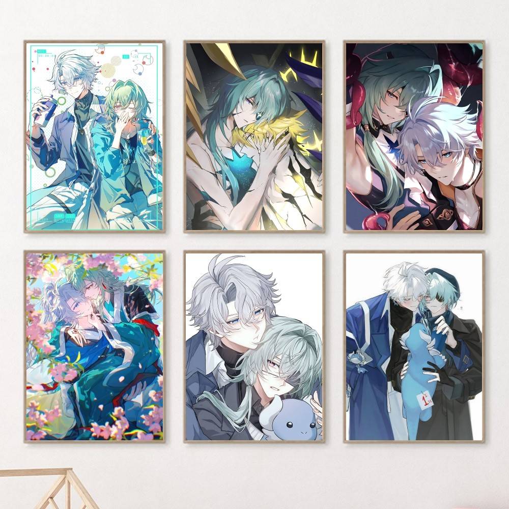 Anime Poster Print - Anime Gra Honkai Star Rail Anaxa