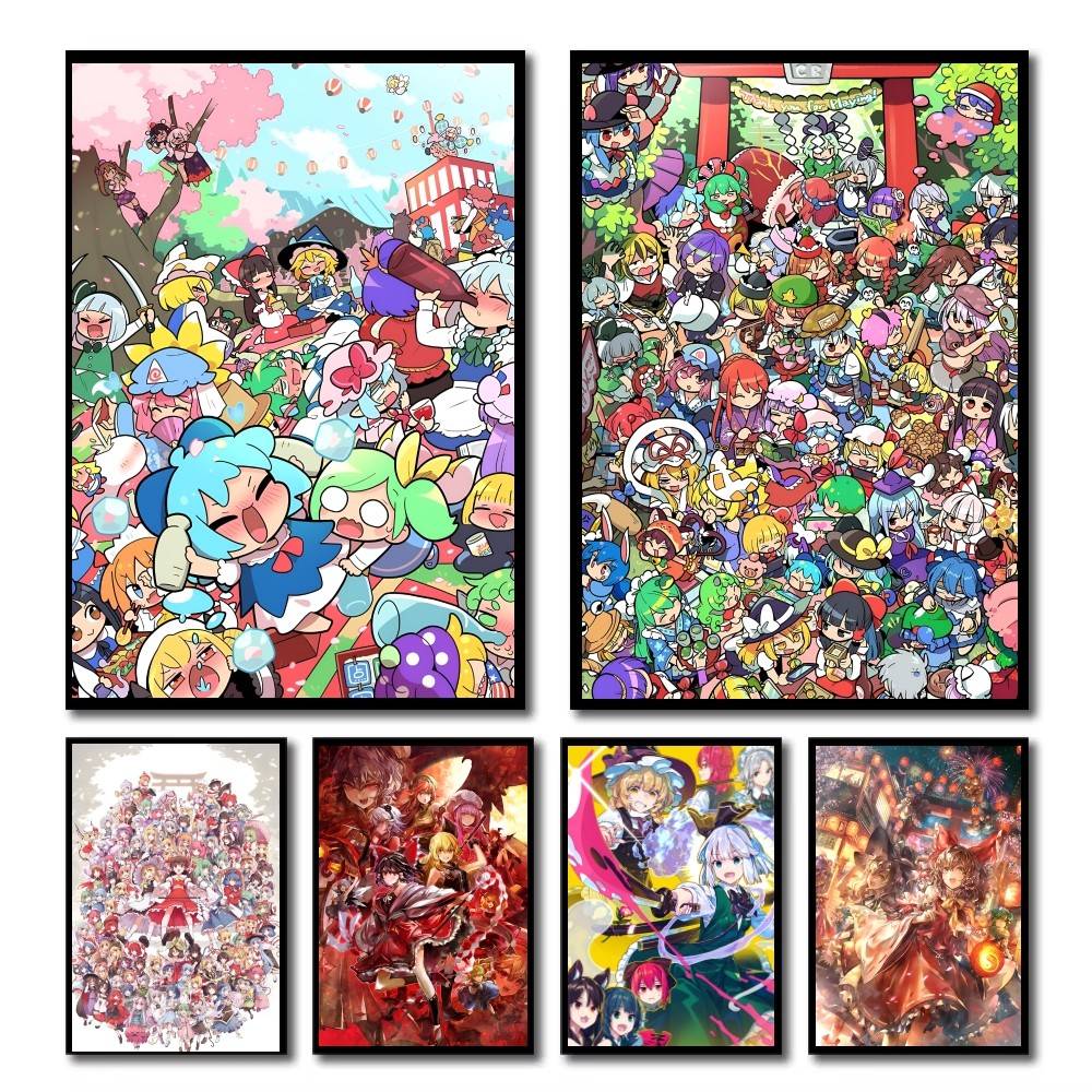 Anime Poster Print - Anime Popularna Gra T-Touhou P-Project Manga