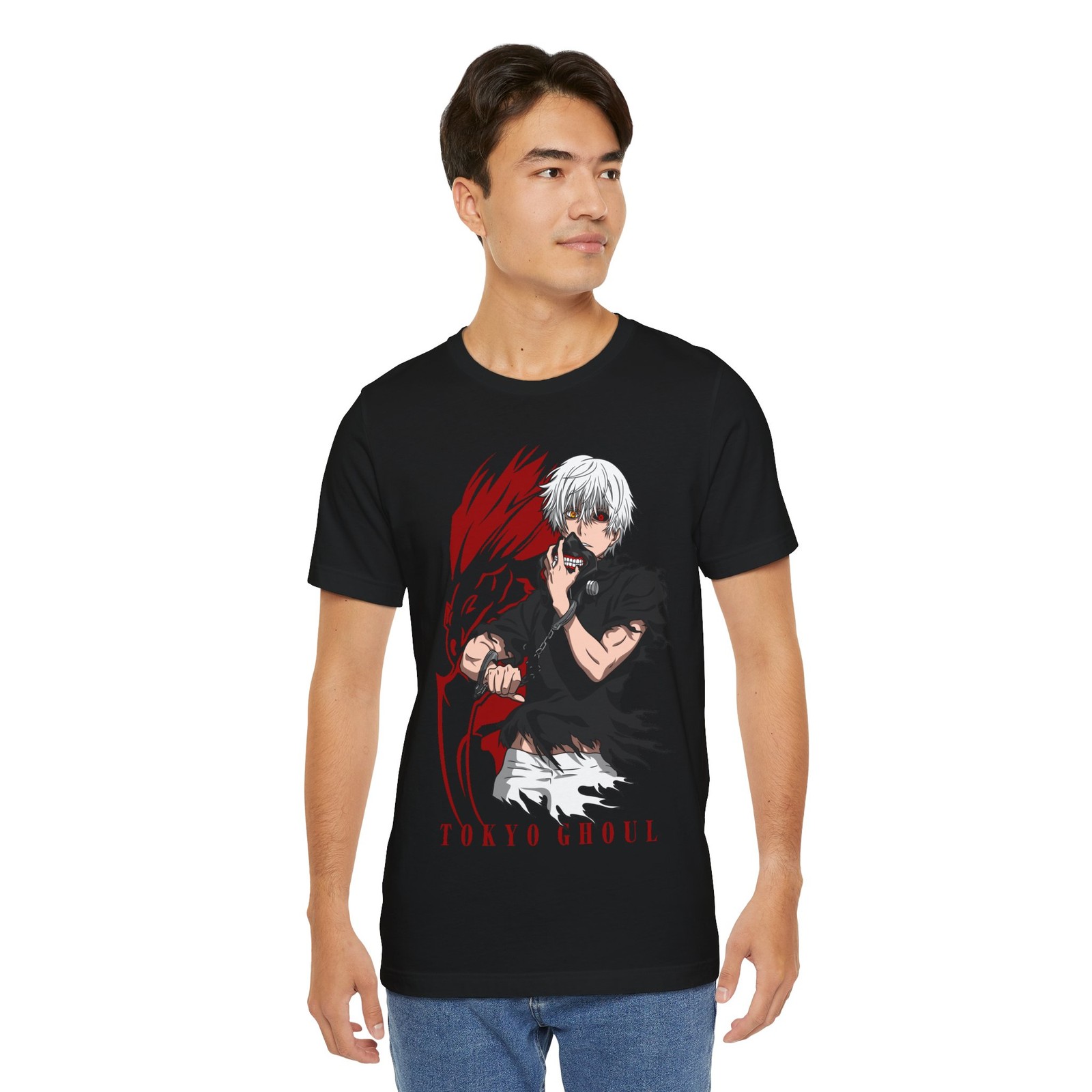 Koszulka anime Tokyo Ghoul, un – Anime Merchandise Shirt recenzja i cena